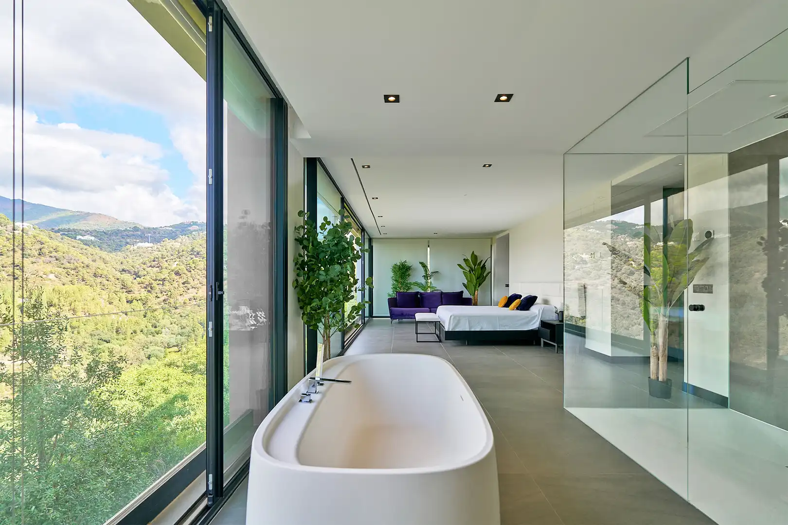 Baño de Casa o chalet en venta en Benahavís con Aire acondicionado, Calefacción y Jardín privado