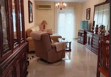 Living room of Flat for sale in  Sevilla Capital  with Air Conditioner, Heating and Terrace