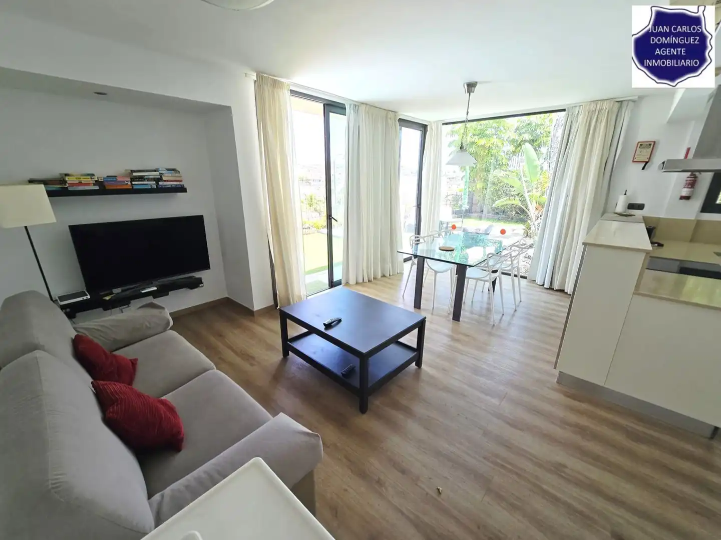 Wohnzimmer von Haus oder Chalet zum Verkauf in San Bartolomé de Tirajana mit Klimaanlage, Privatgarten und Terrasse