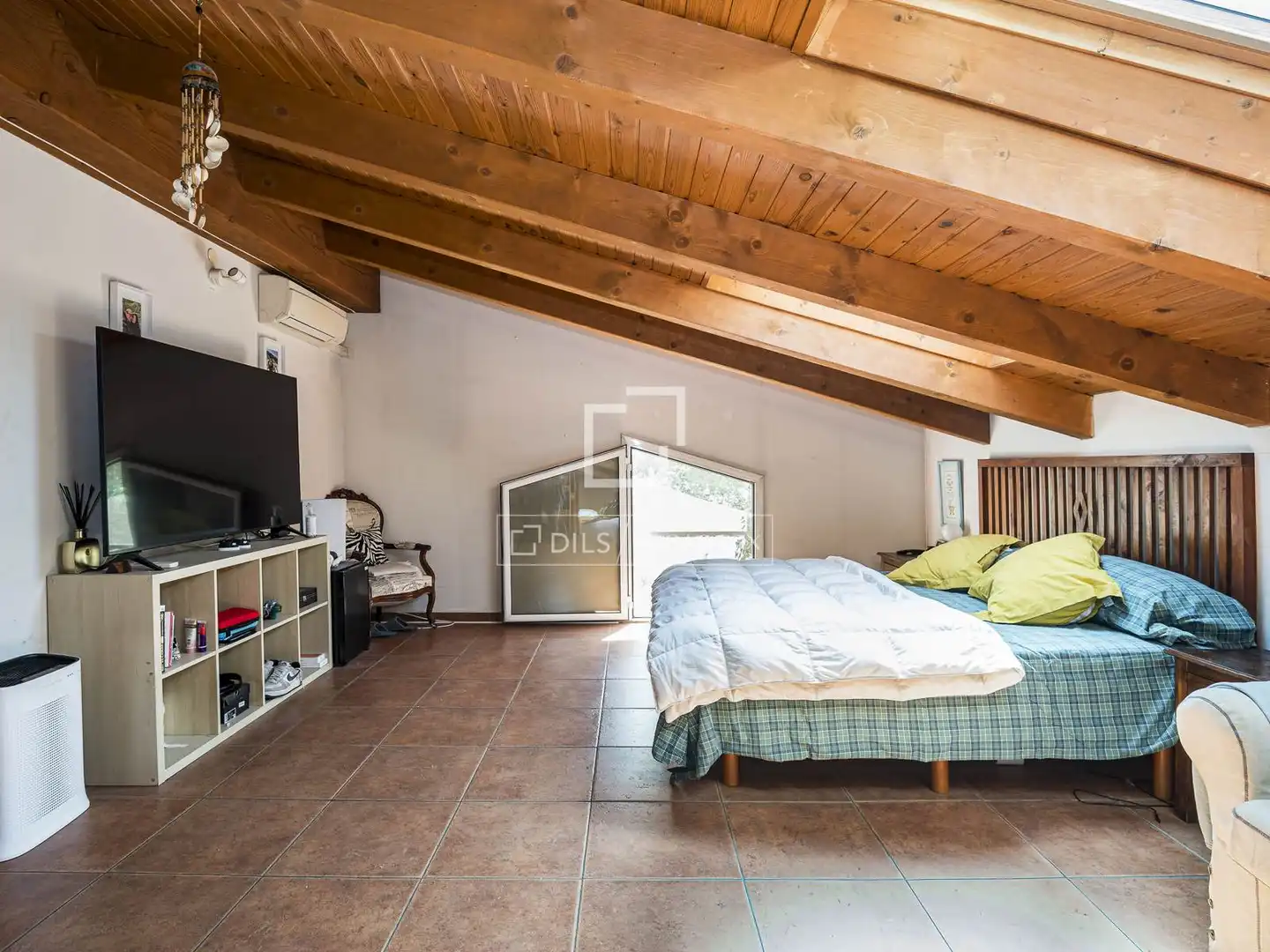 Dormitori de Casa o xalet en venda en Sant Cugat del Vallès amb Aire condicionat, Calefacció i Jardí privat