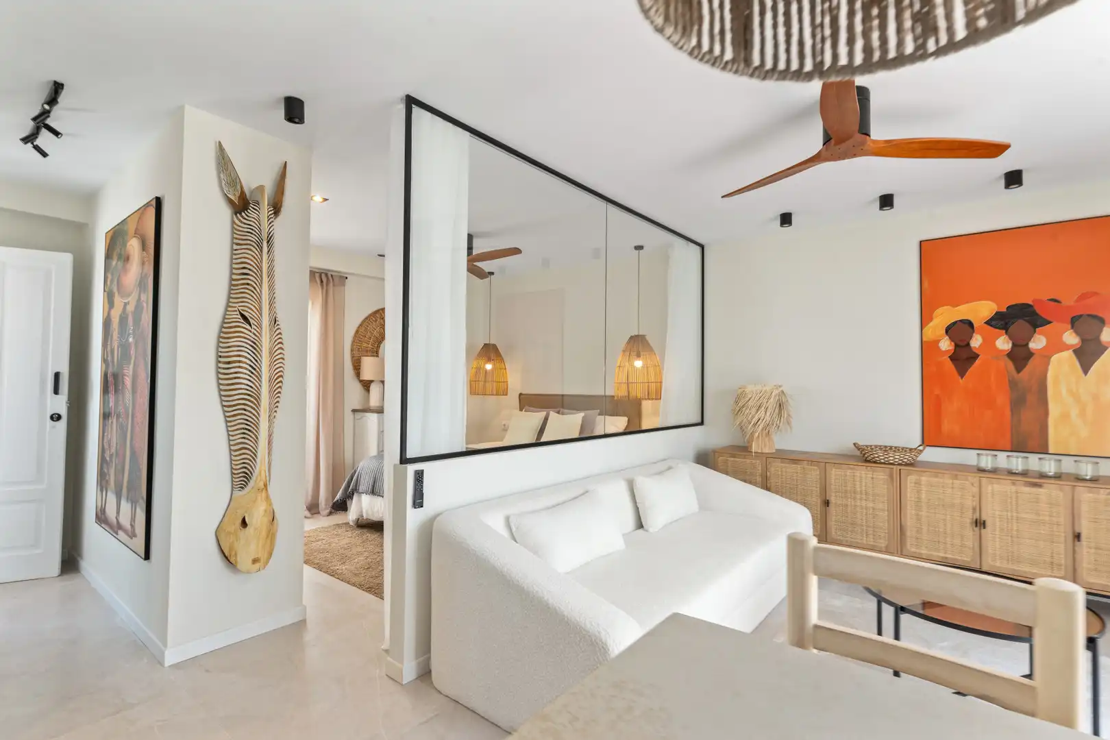 Sala d'estar de Apartament en venda en Jávea / Xàbia amb Aire condicionat i Terrassa
