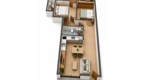 Foto 4 de Piso en venta en Paseo Europa, Poblenou, Pineda de Mar