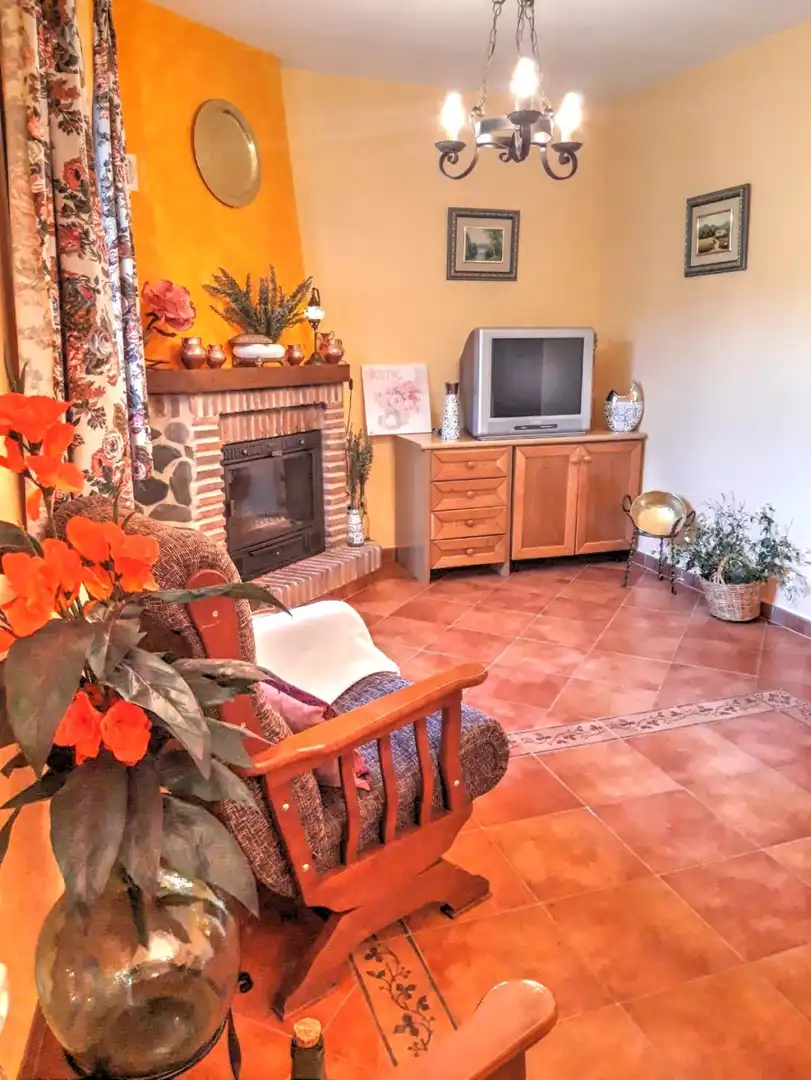 Sala de estar de Finca rústica en venta en Benamargosa con Aire acondicionado, Jardín privado y Terraza