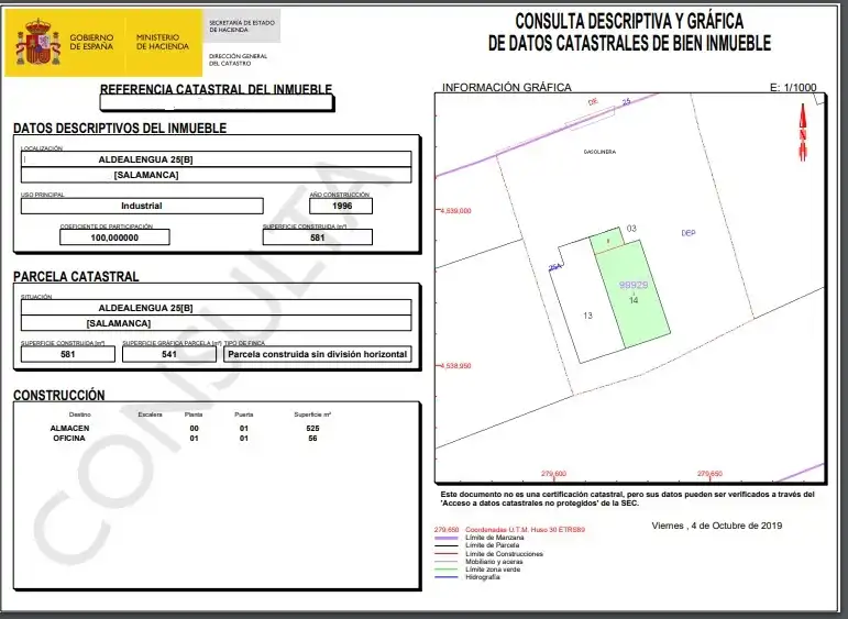 Industrial building for sale in Carretera Aldealengua 27, imagen 11