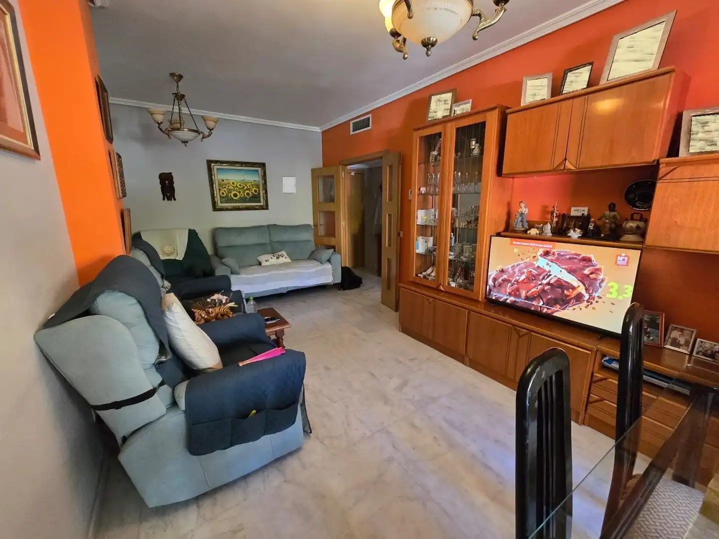 Sala d'estar de Pis en venda en Mairena del Aljarafe amb Aire condicionat i Terrassa