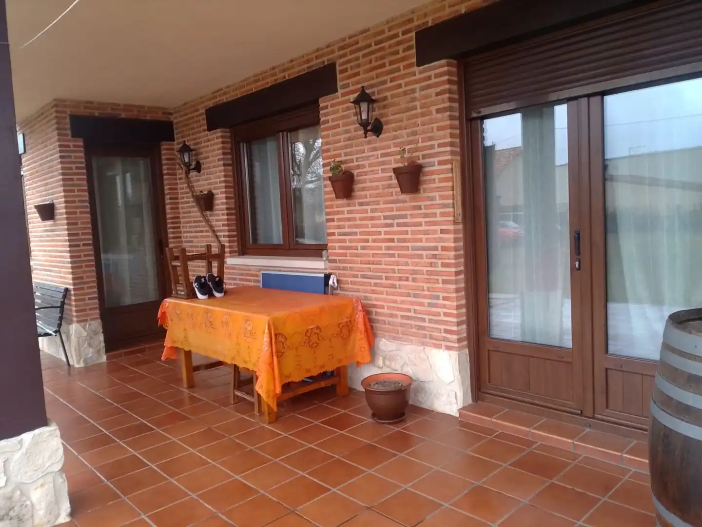 Terrassa de Casa o xalet en venda en Quintana del Puente amb Calefacció, Jardí privat i Terrassa