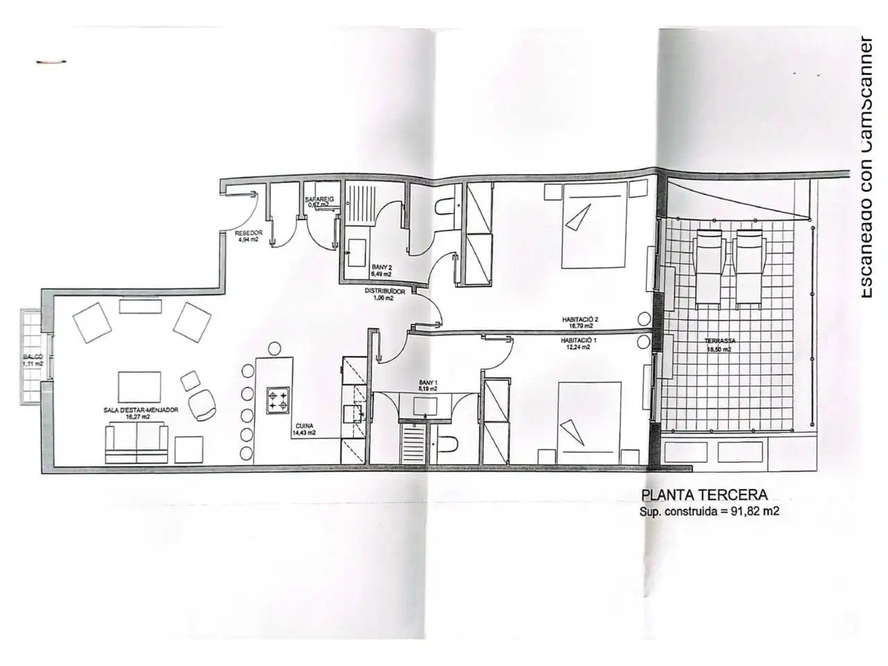 Ático con terraza en venta en Centre, imagen 65