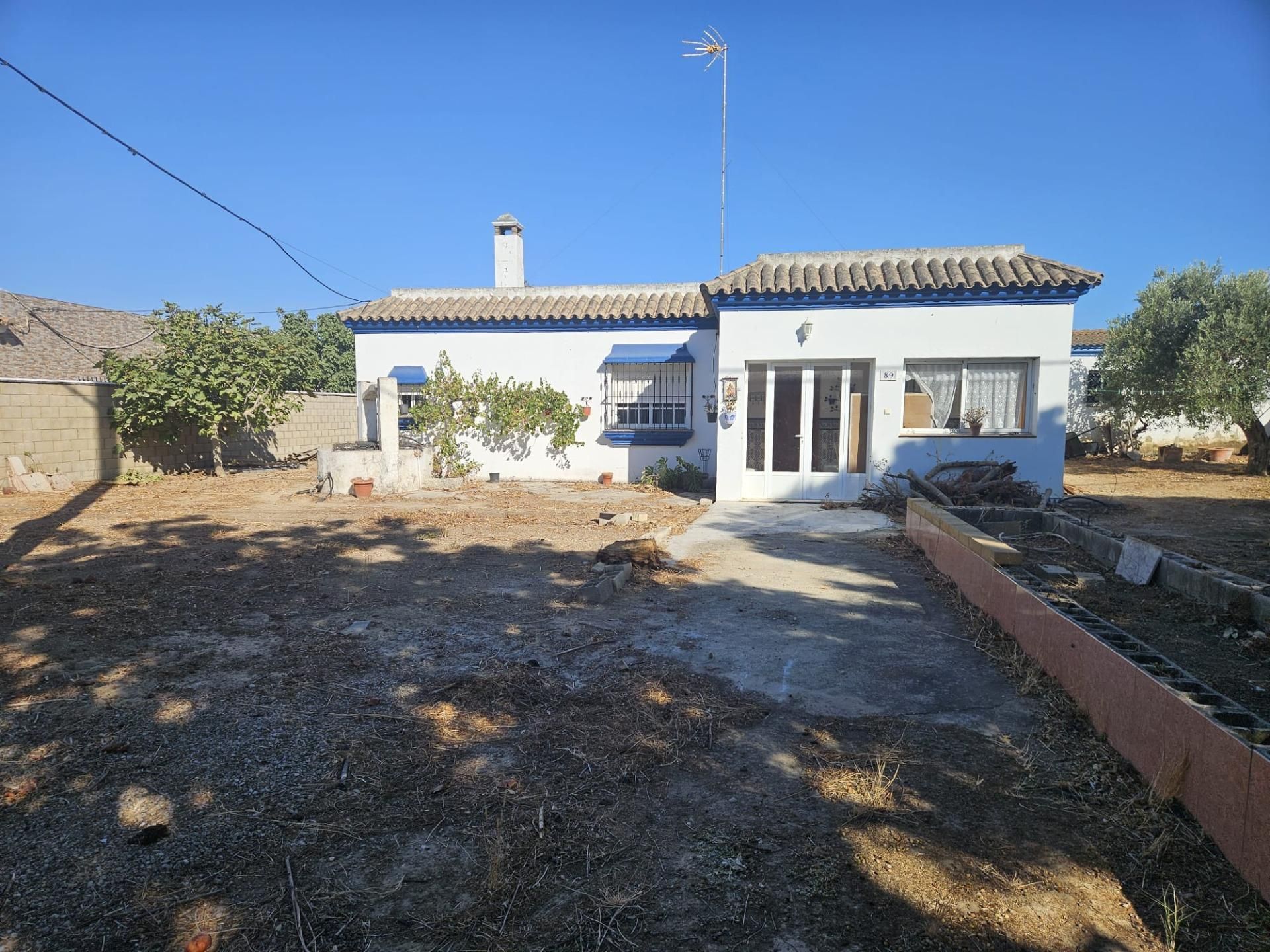 Vista exterior de Casa o xalet en venda en Puerto Real amb Jardí privat, Terrassa i Traster