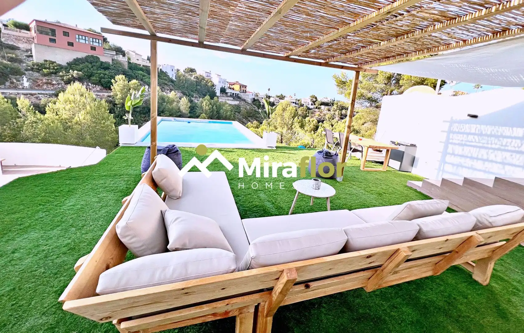 Terraza de Casa o chalet en venta en Dénia con Aire acondicionado, Jardín privado y Terraza