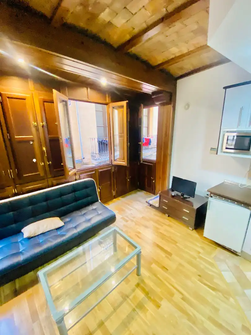 Living room of Duplexes for rent in Granada  with Air Conditioner, Heating and Parquet flooring