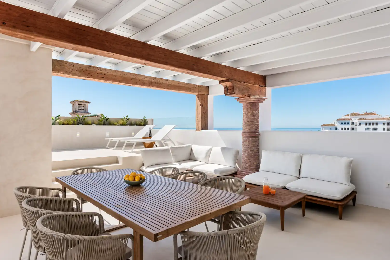Terraza de Ático en venta en Manilva con Aire acondicionado, Terraza y Piscina