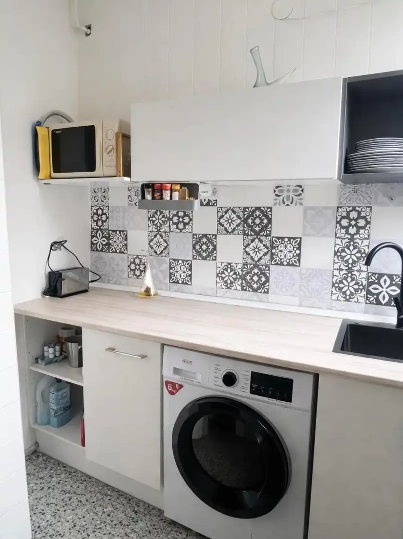 Kitchen of Flat for sale in Roses  with Community pool