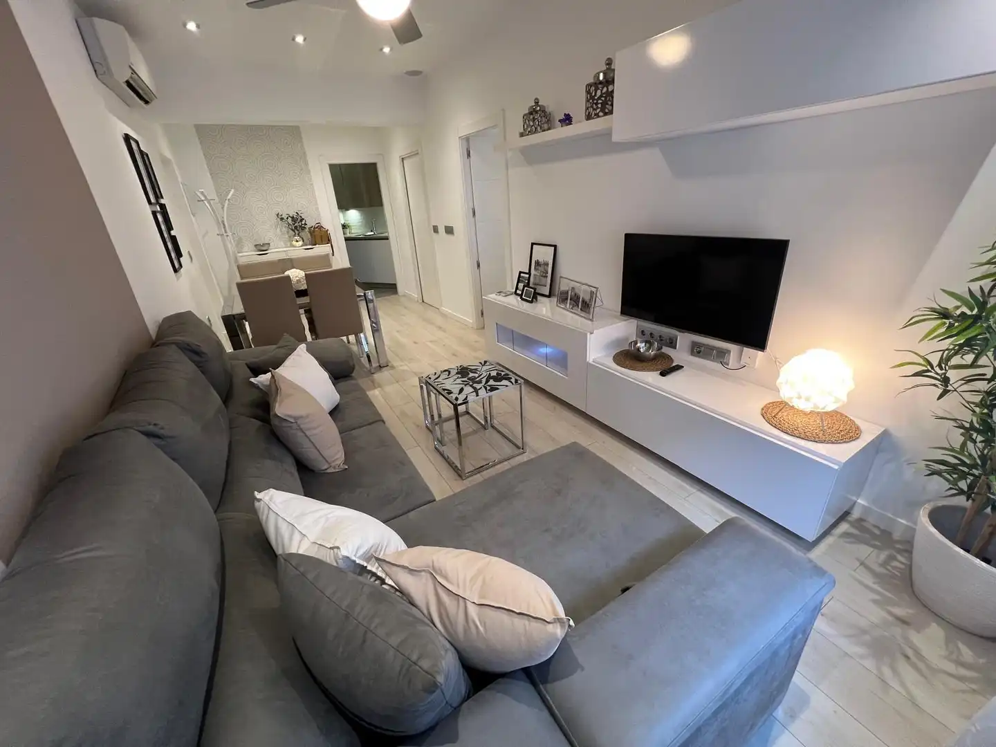Living room of Flat for rent in  Jaén Capital  with Air Conditioner, Heating and Furnished