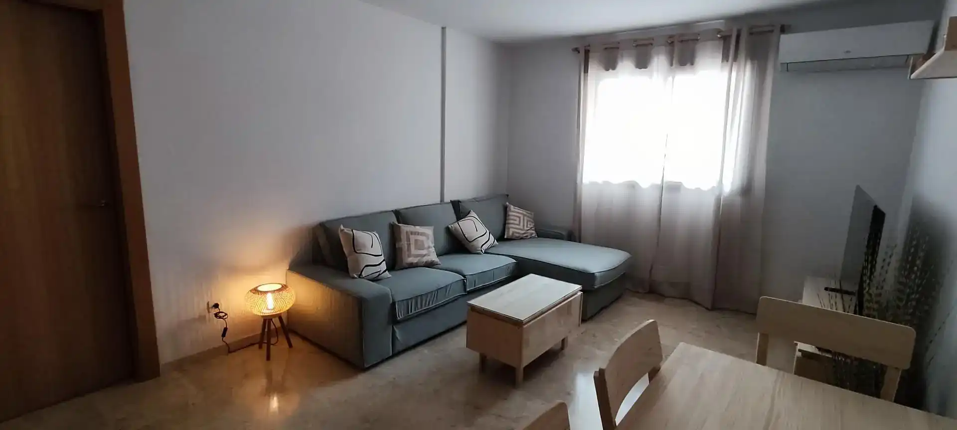 Wohnzimmer von Wohnung zur Miete in Monachil mit Klimaanlage, Möbliert und Ofen