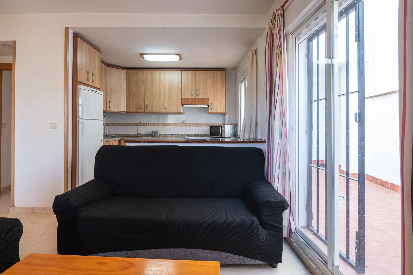 Sala de estar de Piso en venta en Güéjar Sierra con Aire acondicionado, Terraza y Amueblado