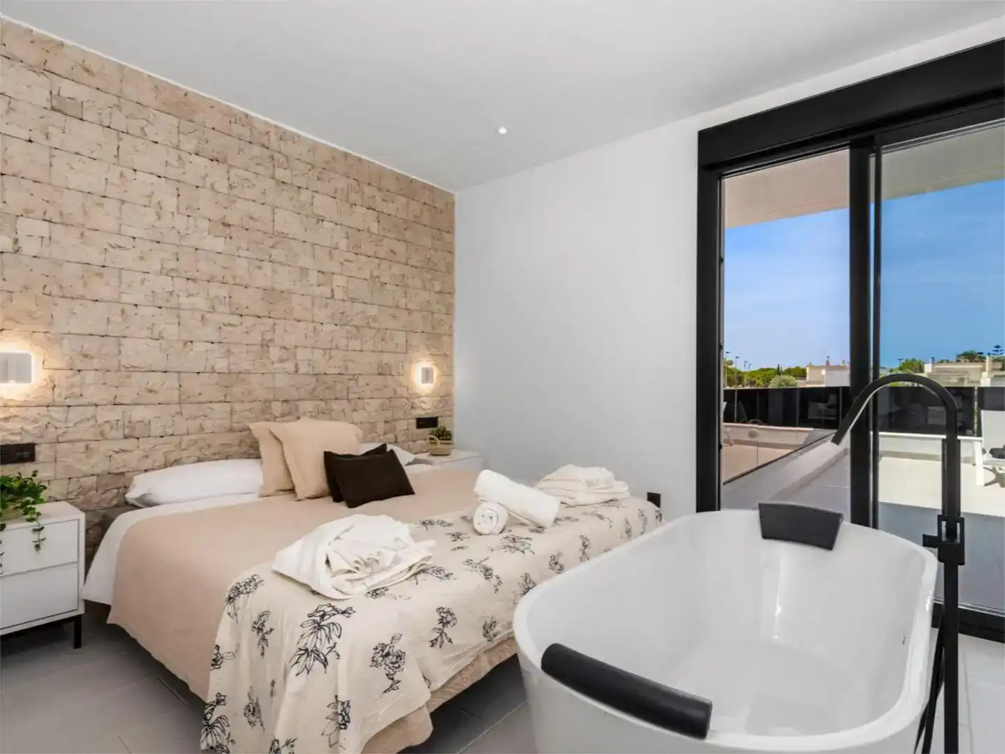 Habitación de Casa o chalet en venta en San Javier con Aire acondicionado, Piscina y Balcón