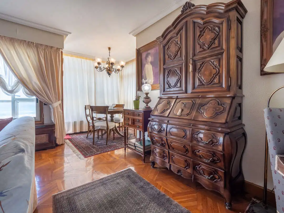Esszimmer von Wohnung zum Verkauf in Zarautz mit Heizung, Privatgarten und Terrasse