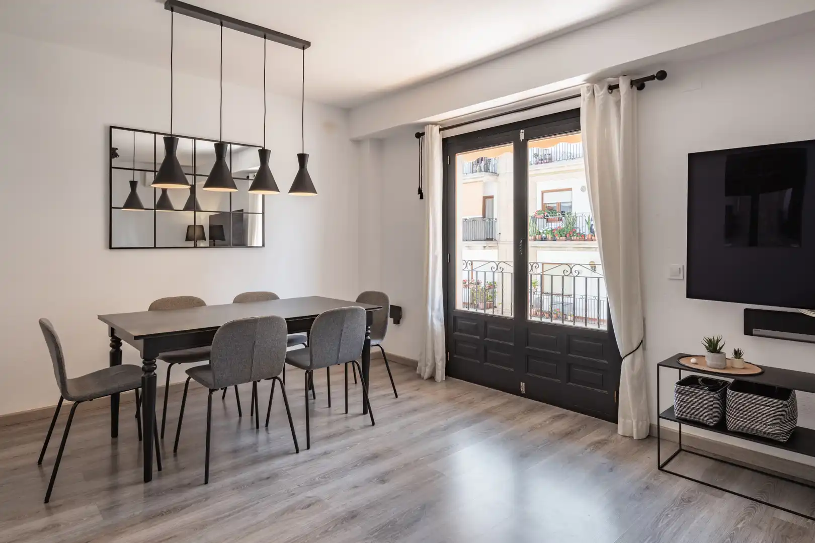 Esszimmer von Wohnungen zum Verkauf in Jávea / Xàbia mit Klimaanlage und Balkon