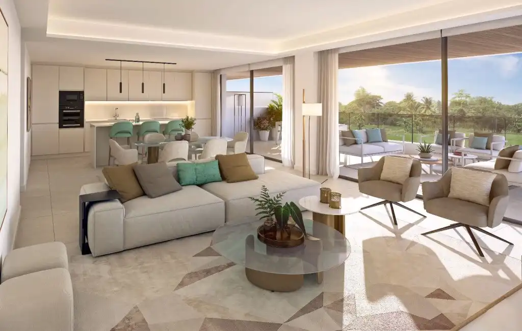 Living room of Apartments for sale in Estepona  with Terrace and Community pool