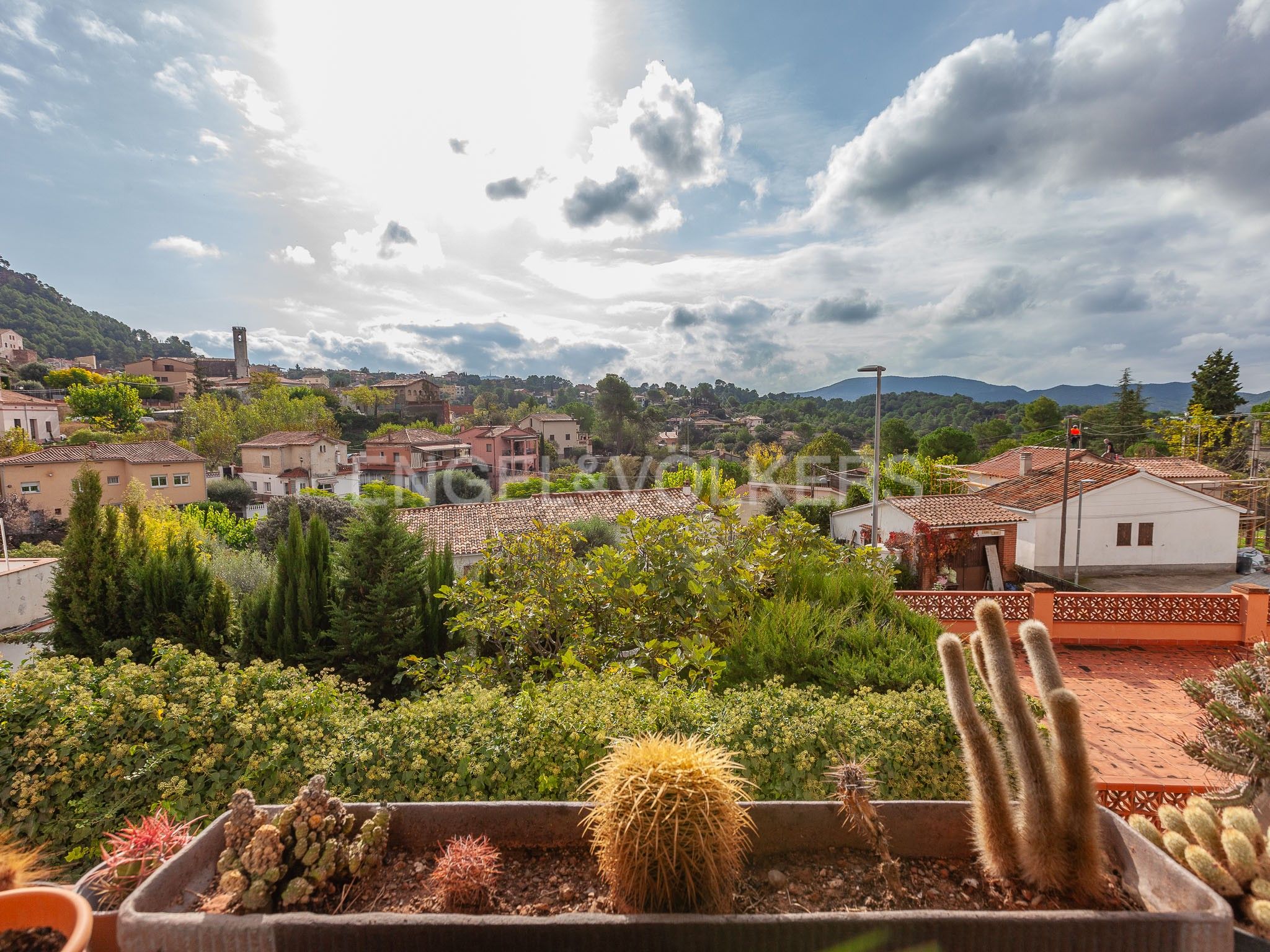 Vista exterior de Casa o xalet en venda en Vacarisses amb Calefacció, Jardí privat i Parquet