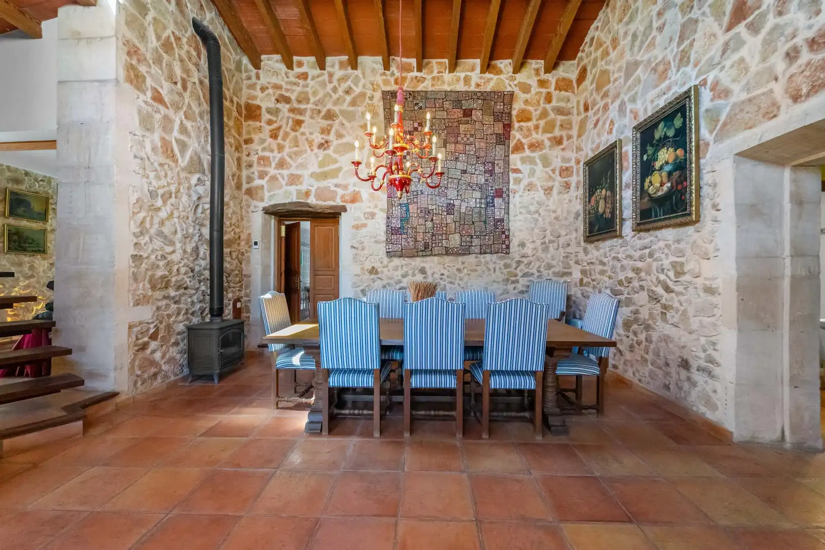 Menjador de Finca rústica en venda en Felanitx amb Traster, Piscina i Moblat