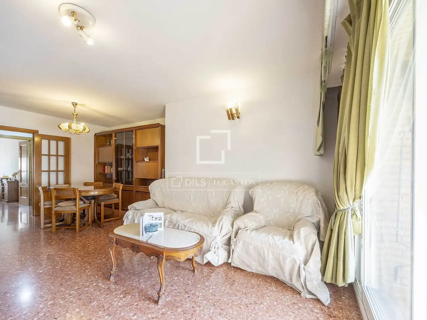 Wohnzimmer von Wohnung zum Verkauf in Valencia mit Klimaanlage, Möbliert und Balkon
