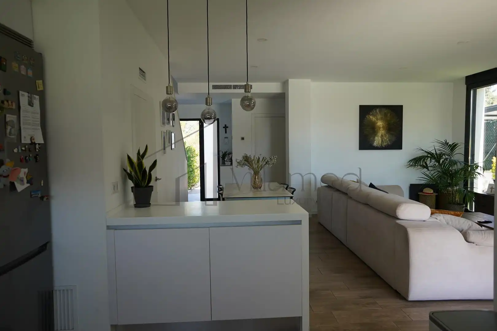 Cocina de Casa adosada de alquiler en San Antonio de Benagéber con Aire acondicionado, Calefacción y Jardín privado