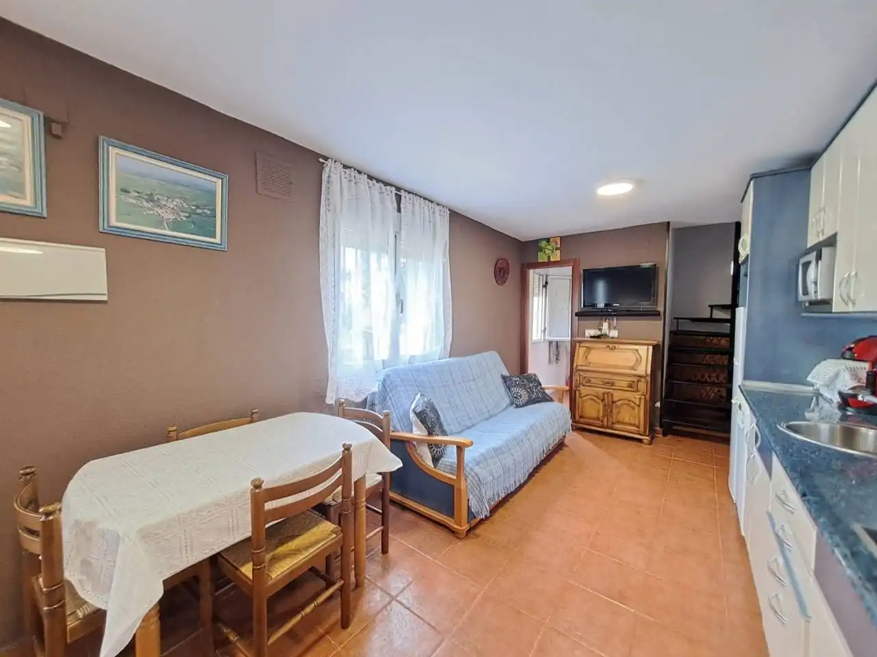 Sala de estar de Casa adosada en venta en Valle de Oca