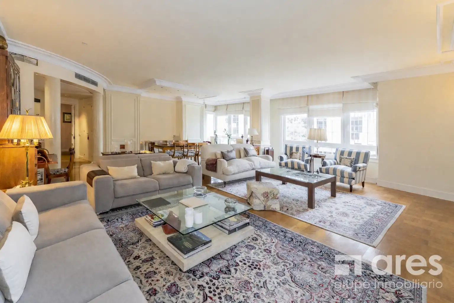 Living room of Flat for sale in Madrid  with Air Conditioner, Heating and Private garden