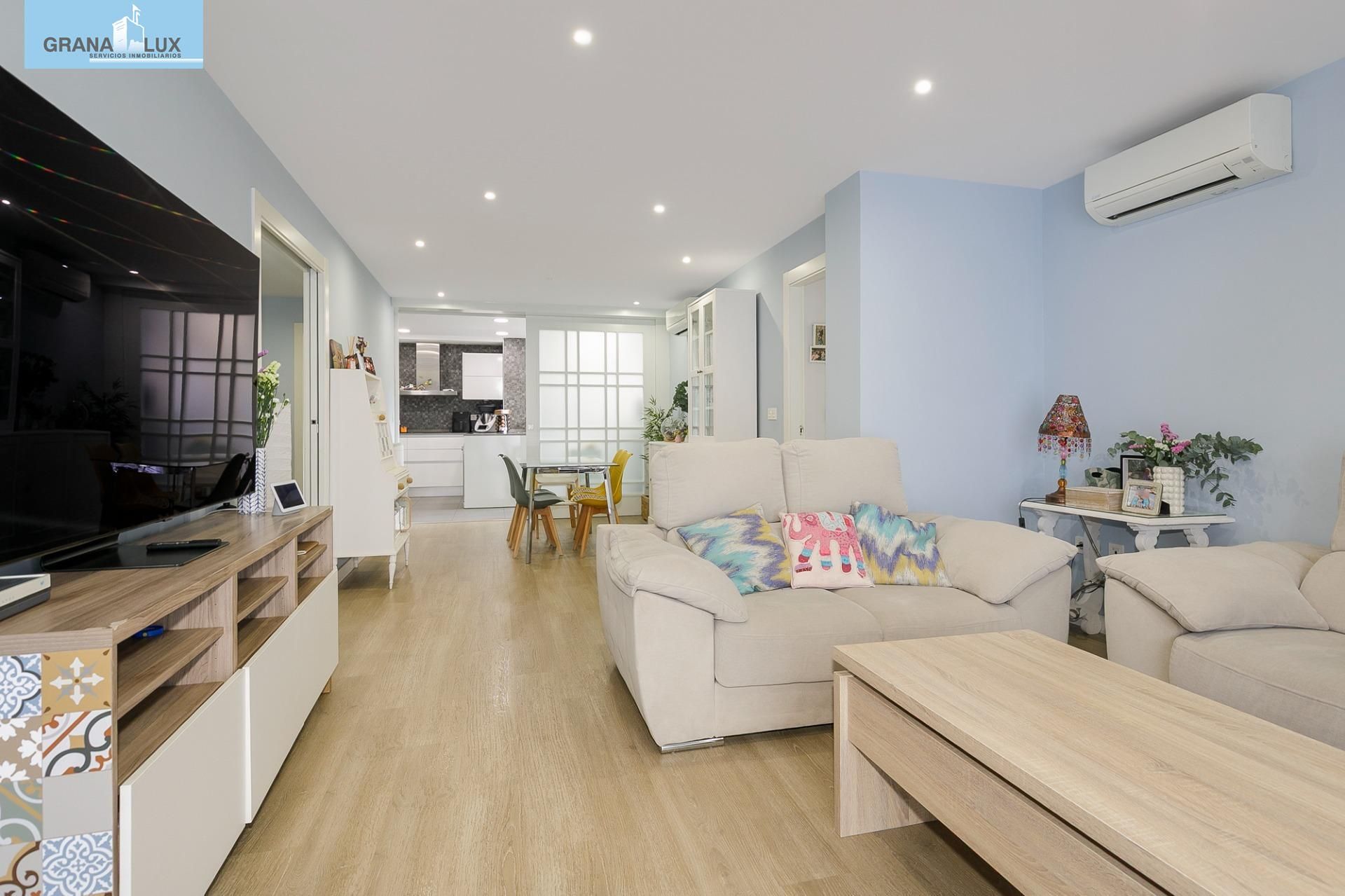 Living room of Flat for sale in  Granada Capital  with Air Conditioner, Heating and Terrace