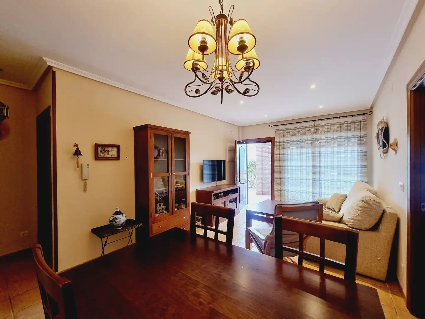 Living room of Flat for sale in Vera  with Air Conditioner, Terrace and Swimming Pool