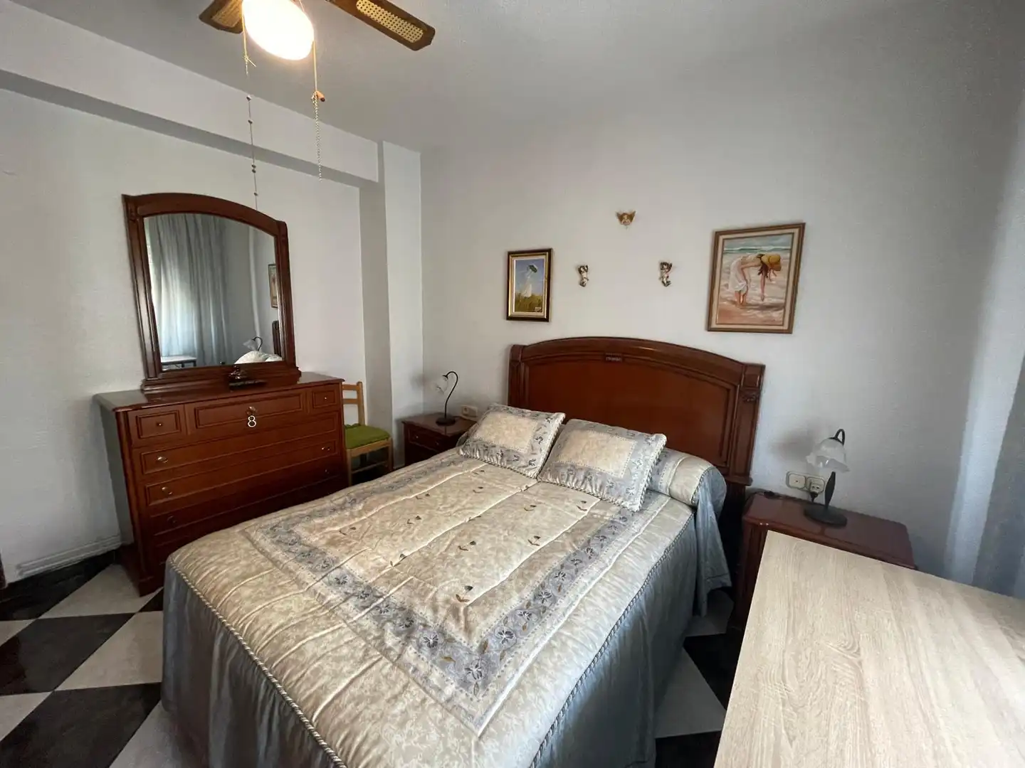 Bedroom of Flat for rent in Granada  with Furnished, Oven and Washing machine