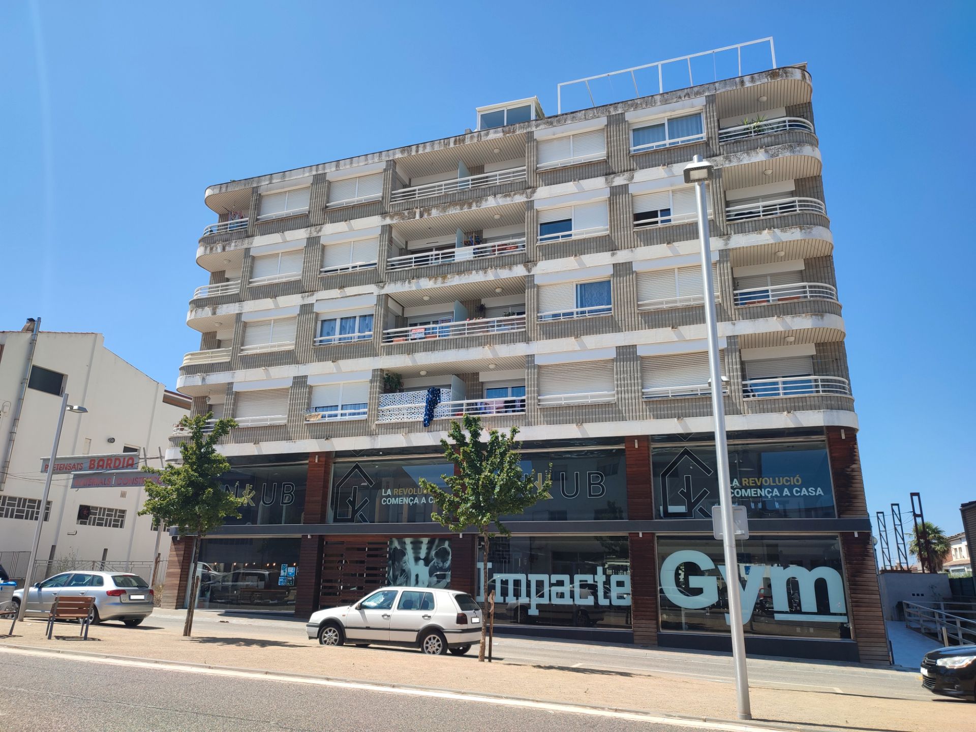 Exterior view of Flat for sale in Les Borges Blanques  with Heating, Furnished and Oven