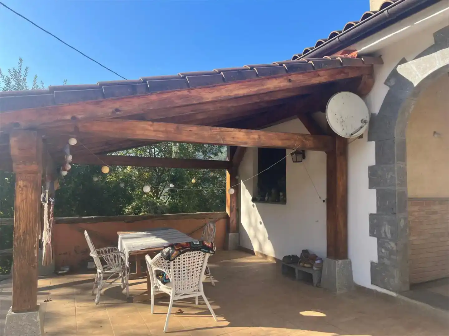 Terrassa de Finca rústica en venda en Errezil amb Jardí privat, Traster i Moblat