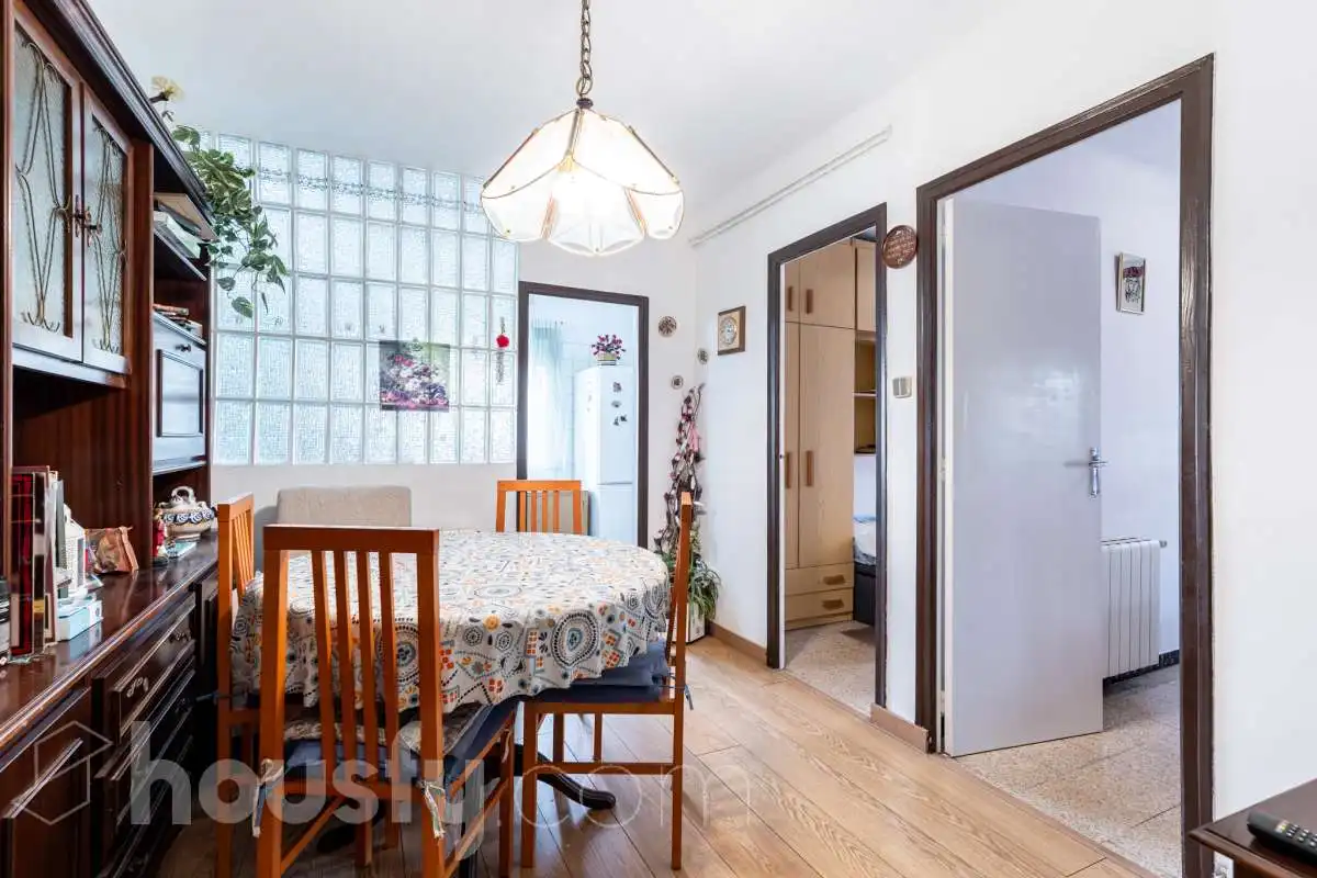 Menjador de Pis en venda en  Barcelona Capital amb Terrassa i Moblat