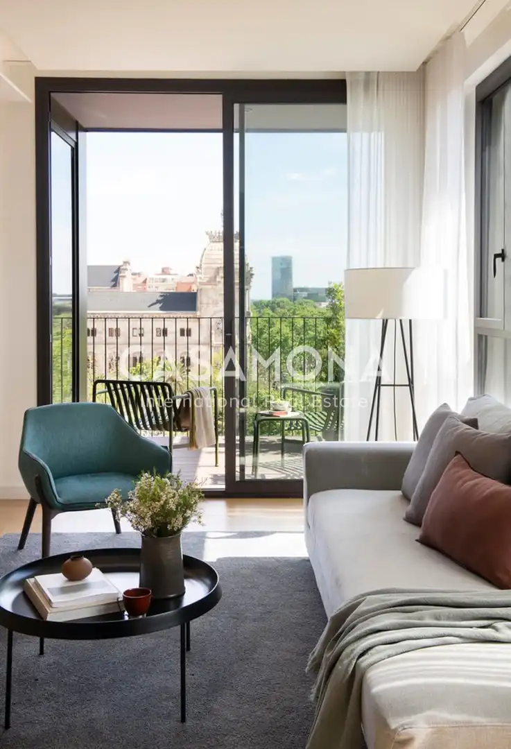 Vista exterior de Apartamento de alquiler en Barcelona con Aire acondicionado, Terraza y Internet