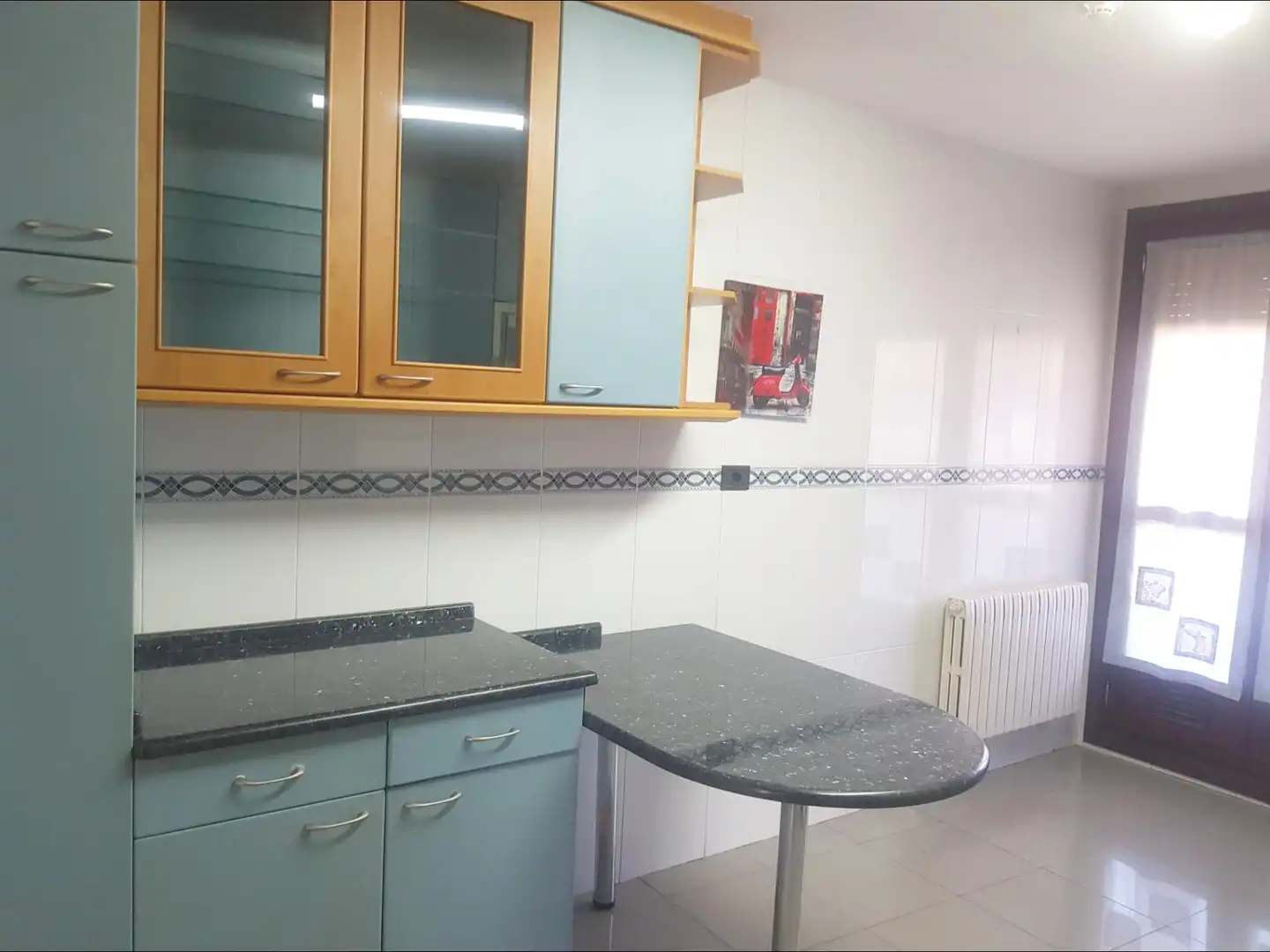 Cocina de Piso de alquiler en Zaragoza con Aire acondicionado, Calefacción y Parquet