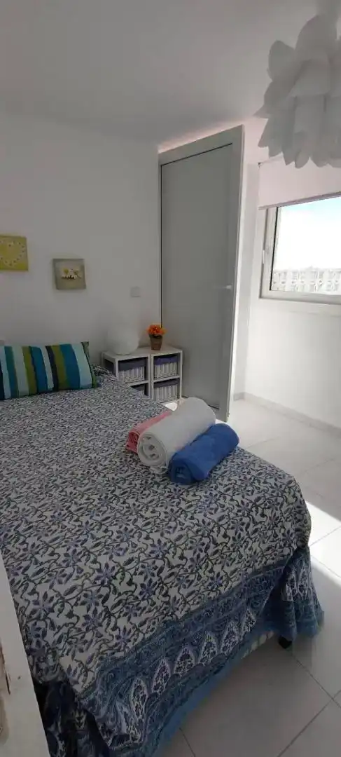 Schlafzimmer von Maisonette zur Miete in El Rompido mit Schwimmbad und Balkon