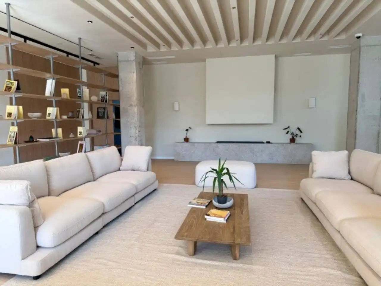 Living room of Flat for rent in Terrassa  with Air Conditioner, Heating and Parquet flooring