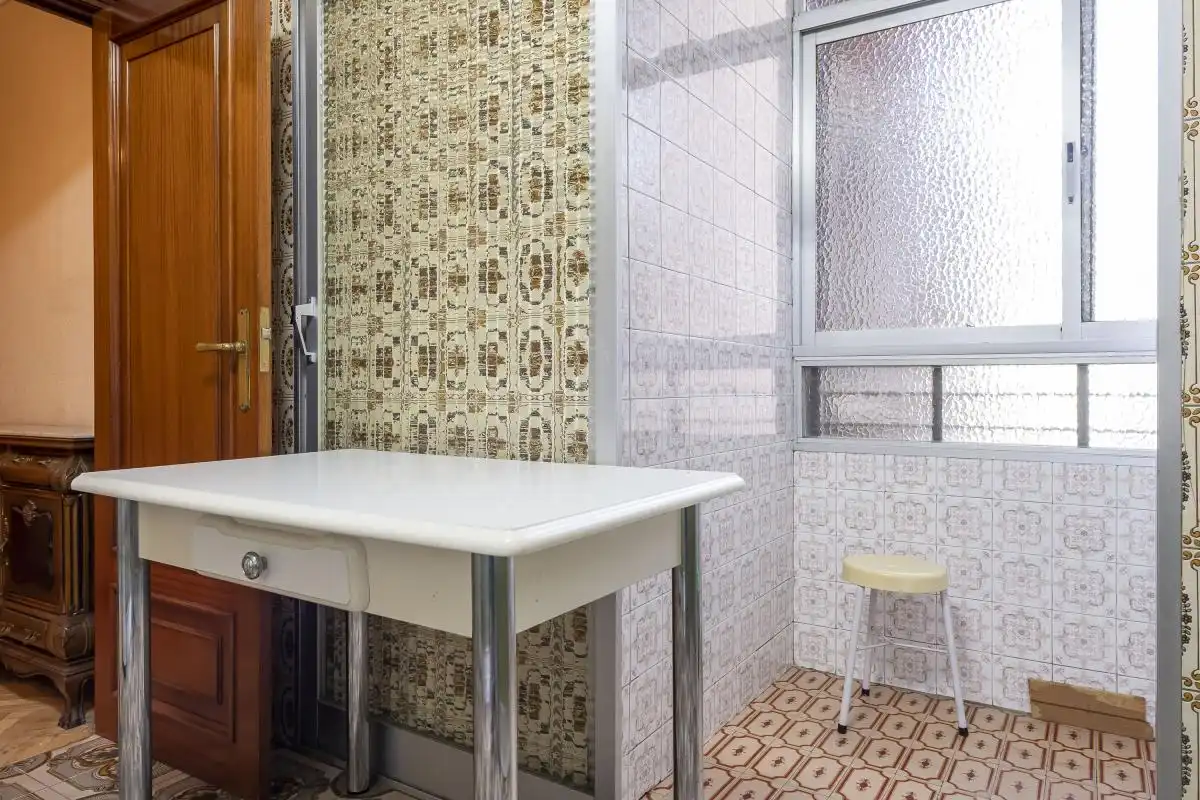 Cocina de Piso en venta en Madrid con Calefacción, Jardín privado y Terraza