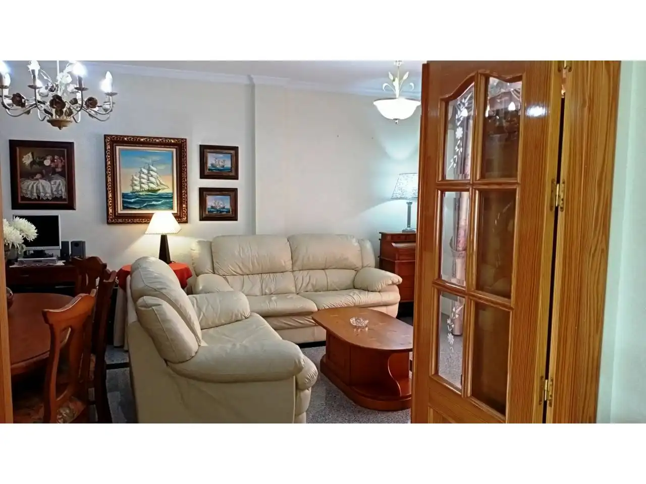 Living room of Houses for sale in Roquetas de Mar  with Air Conditioner, Heating and Private garden