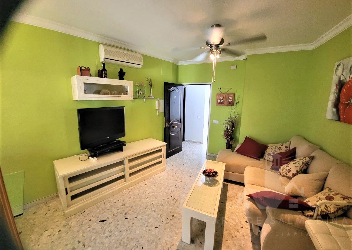 Living room of Apartment for sale in Chipiona  with Air Conditioner, Terrace and Furnished