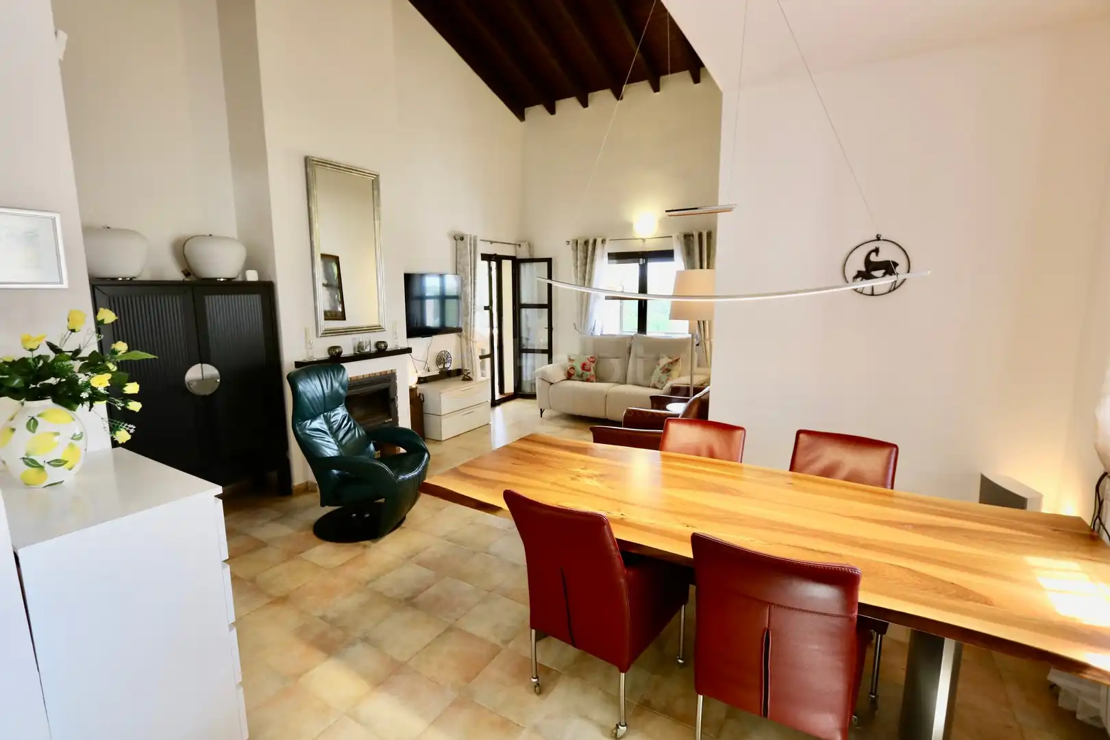Comedor de Casa o chalet en venta en Fuente Álamo de Murcia con Aire acondicionado, Calefacción y Jardín privado