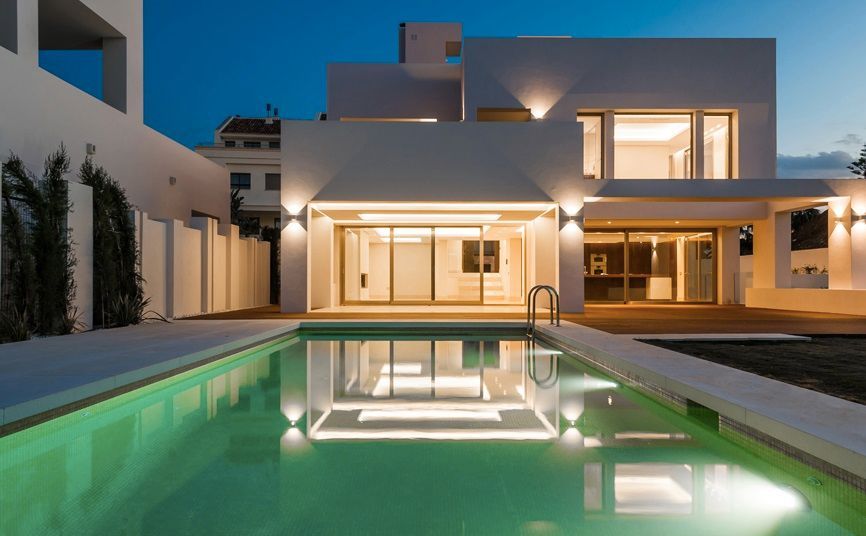 Piscina de Casa o xalet en venda en Marbella amb Aire condicionat, Terrassa i Piscina