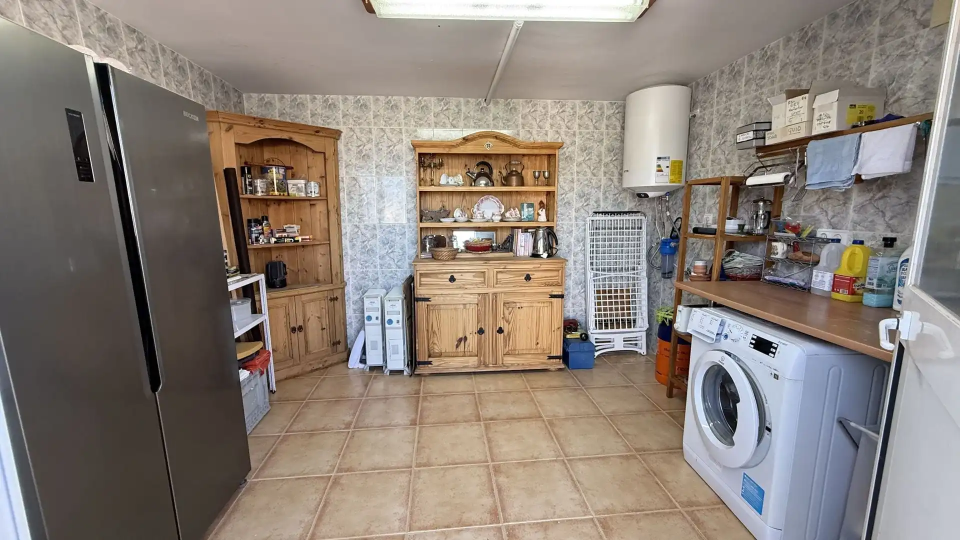 Cocina de Casa o chalet en venta en Coín con Aire acondicionado y Piscina
