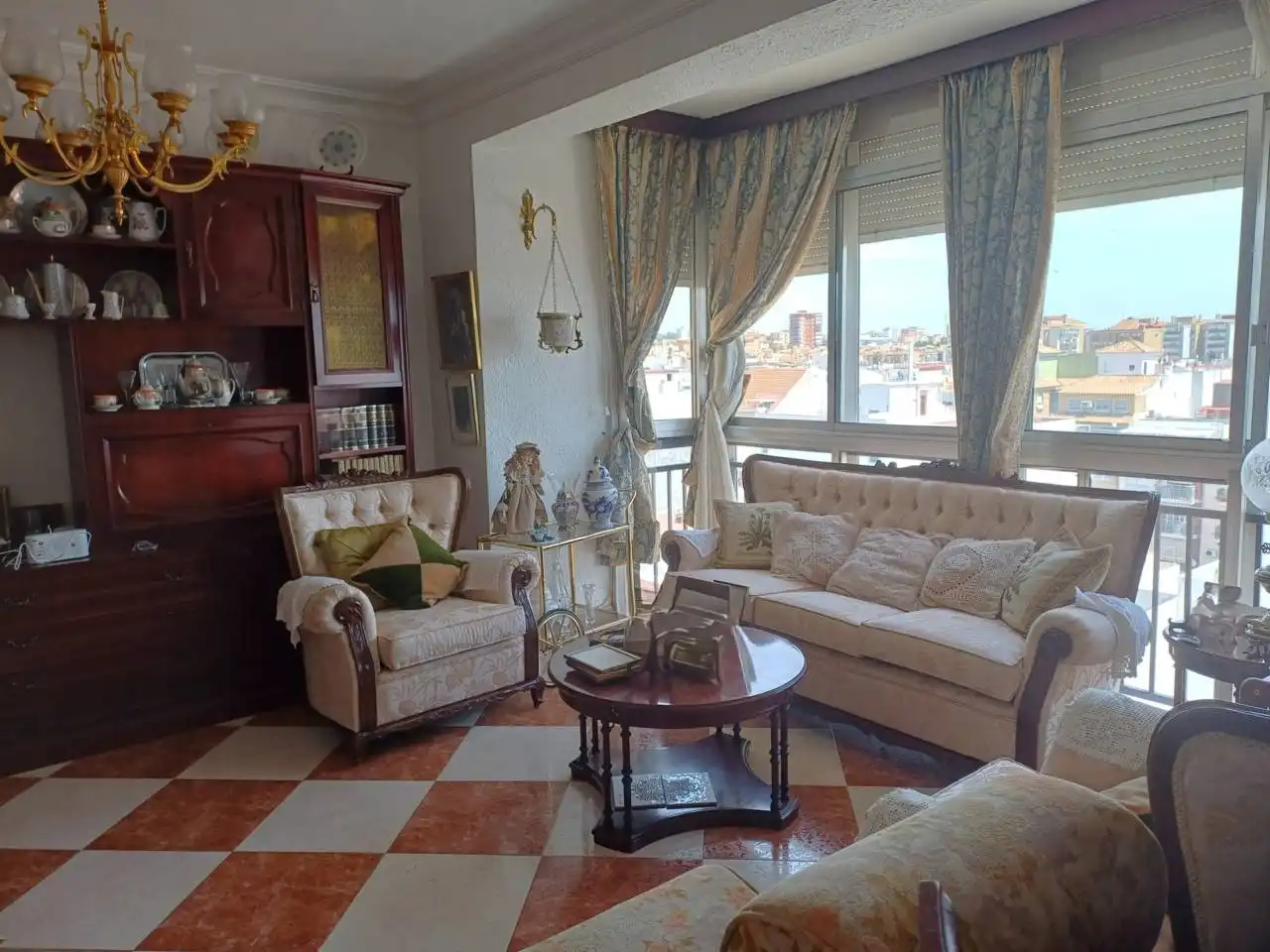 Wohnzimmer von Wohnung zum Verkauf in Huelva mit Klimaanlage