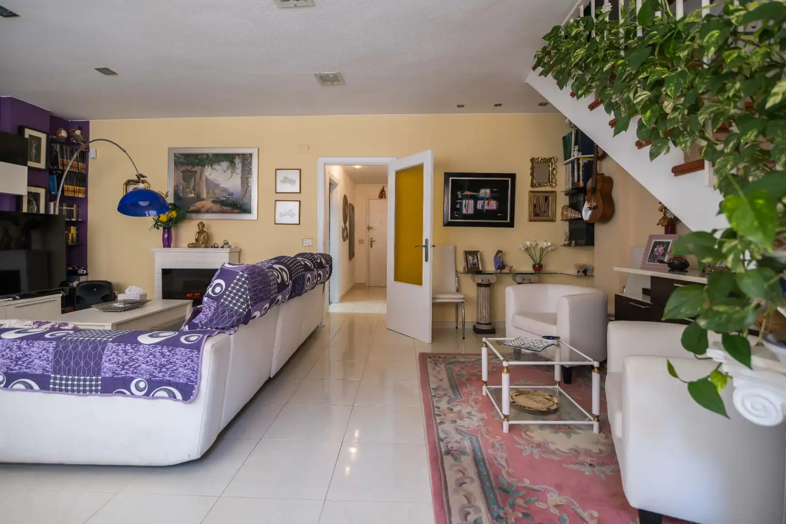Sala de estar de Dúplex en venta en Sagunto / Sagunt con Aire acondicionado, Calefacción y Terraza