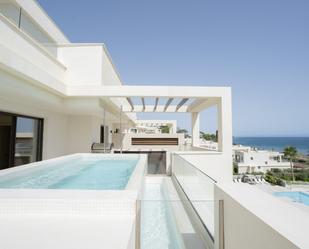 Swimming pool of Attic for sale in Marbella  with Air Conditioner, Terrace and Swimming Pool