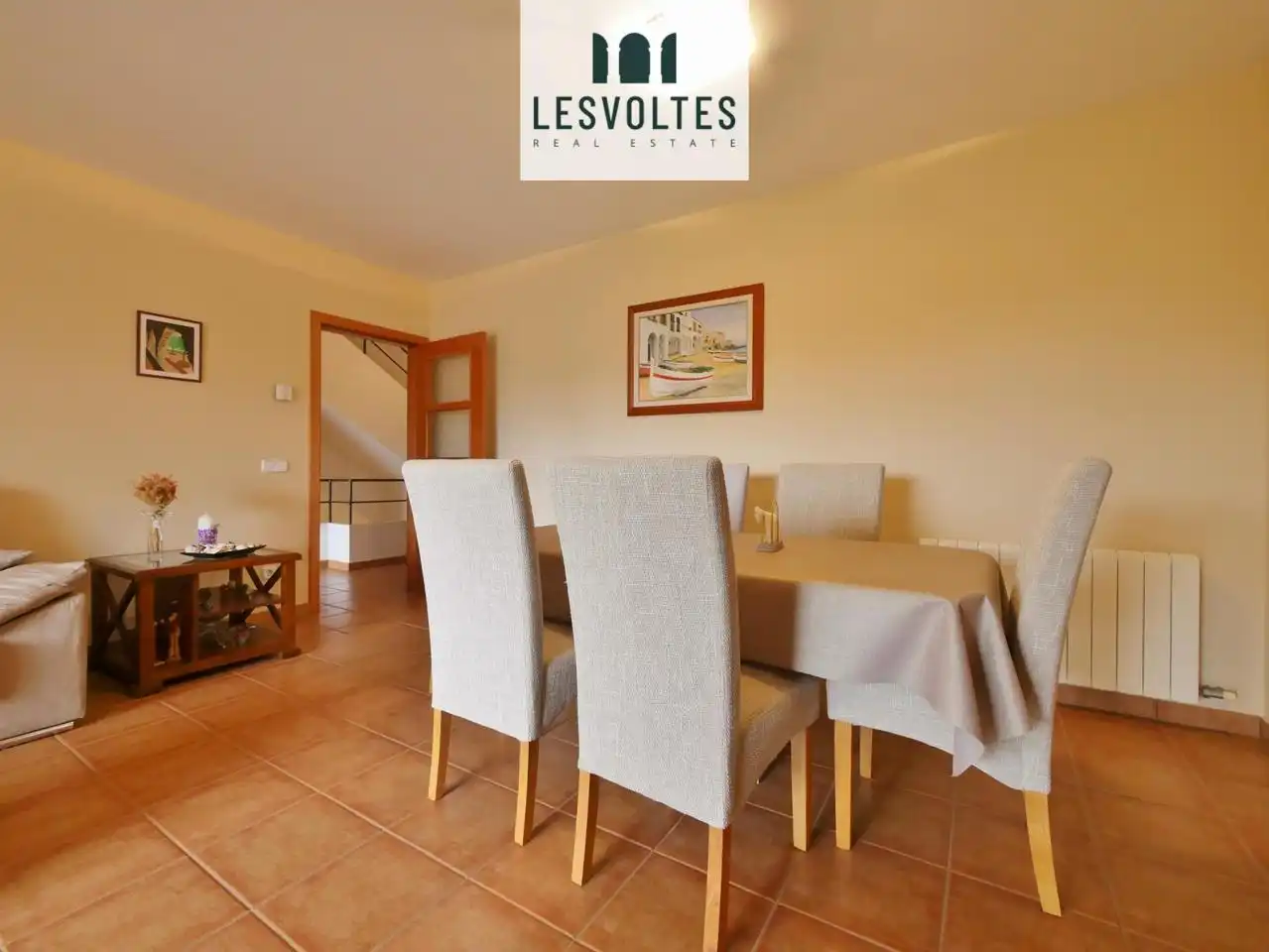 Esszimmer von Einfamilien-Reihenhaus zum Verkauf in Palafrugell mit Heizung, Privatgarten und Terrasse