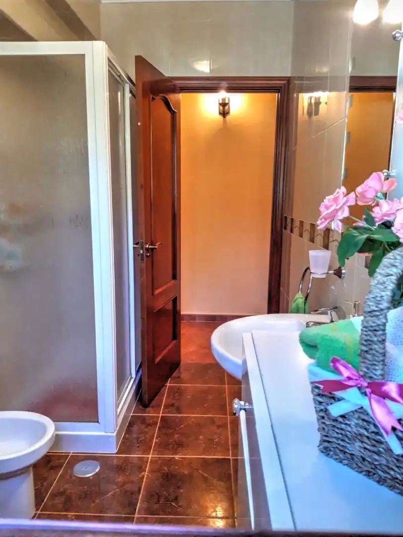 Baño de Finca rústica en venta en Benamargosa con Aire acondicionado, Jardín privado y Terraza
